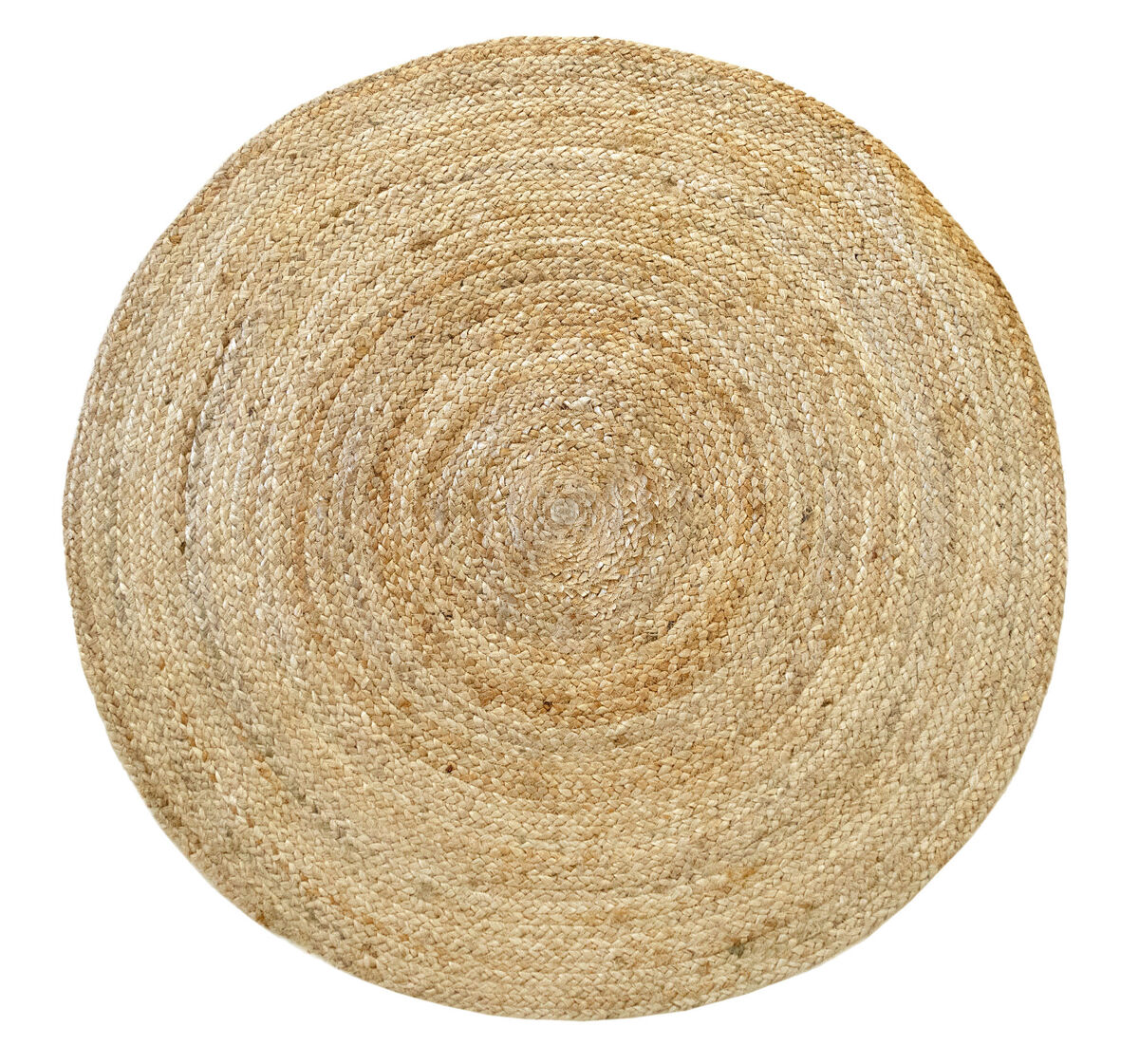 Tapete redondo de juta alhambra 100cm cor natural