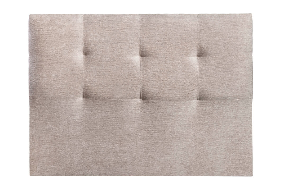Cabeceira miro 160x115x7cm tecido loto bege - conforama