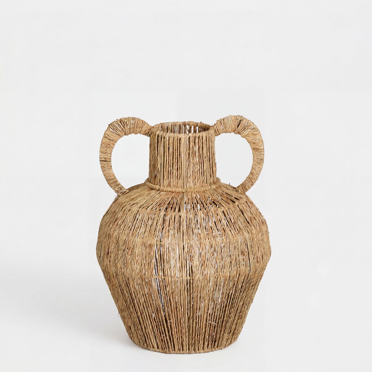 Jarro NALA em juta 38cm cor natural