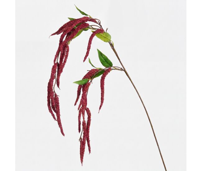 Planta artificial amaranthus 94x15cm vermelho