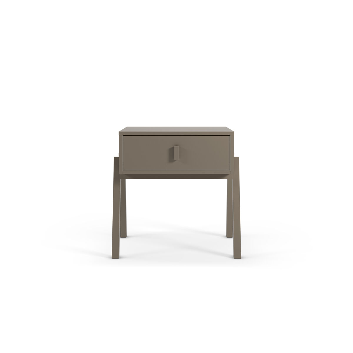 Mesa de cabeceira veleta 2 gavetas cor caxemira - conforama