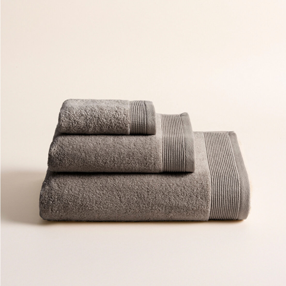 Toalha zaira em algodão felpudo americano 50x100cm cor castanho - conforama