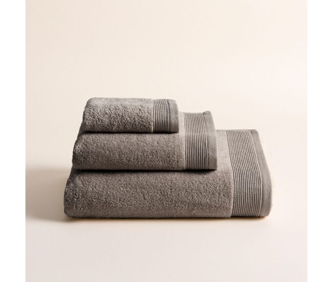 Toalha zaira em algodão felpudo americano 100x150cm cor castanho - conforama