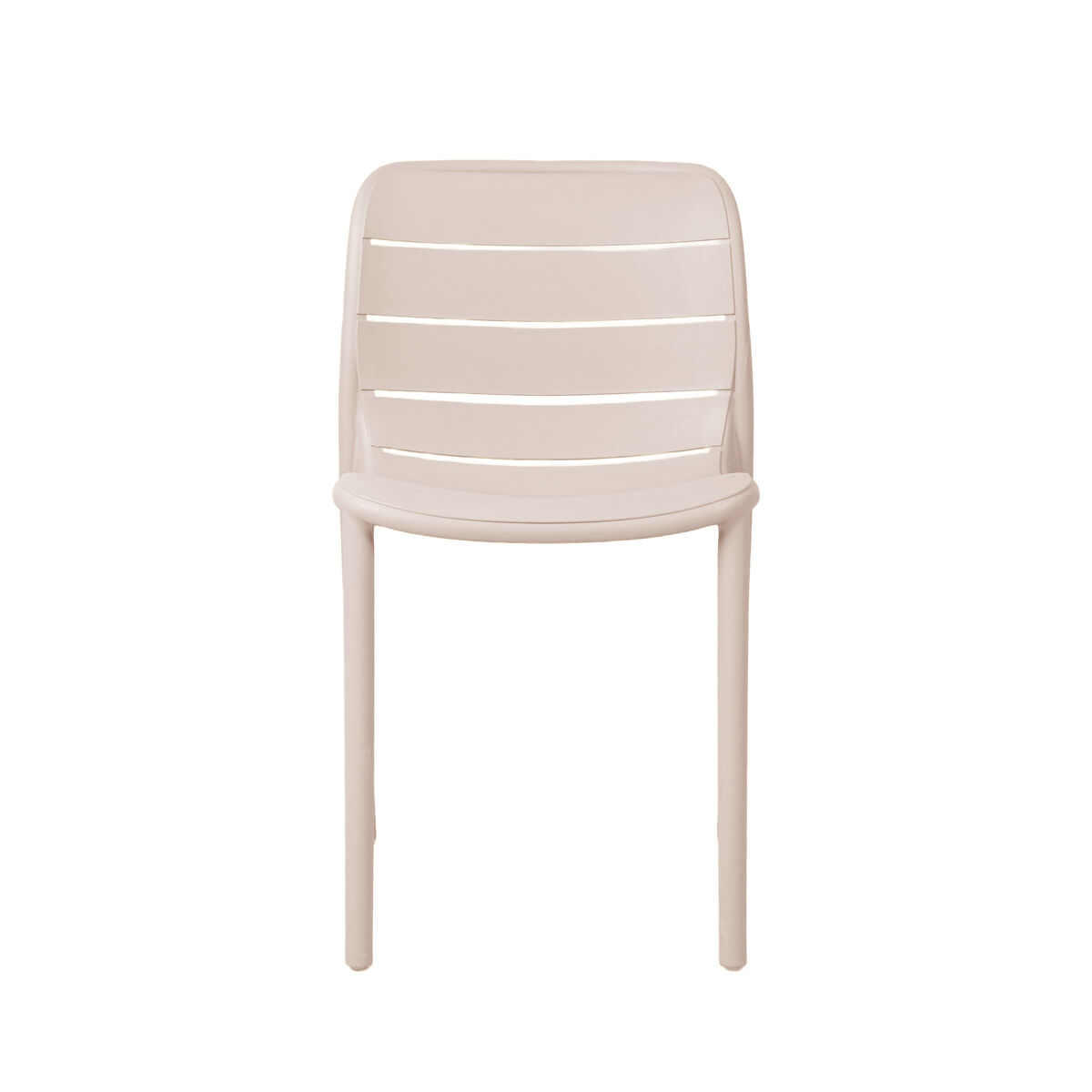 Cadeira de cozinha fixa stripe cor bege