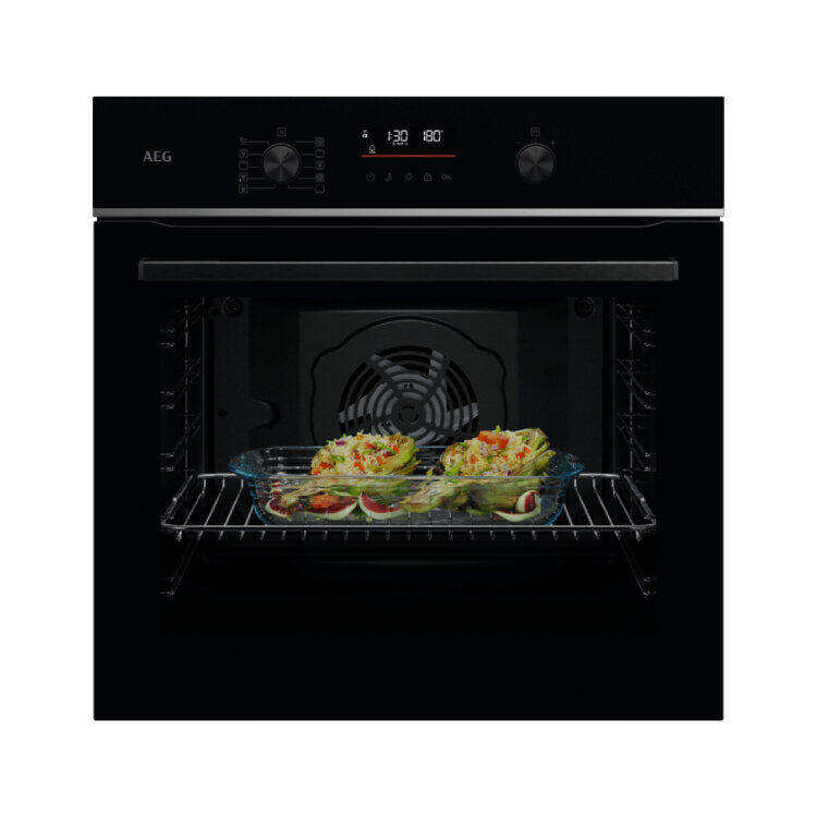 Forno elétrico AEG GU5PB41FSB pirolítico 72 litros