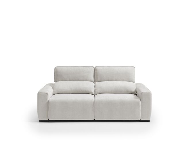 Sofá 3 lugares valeria cor branco