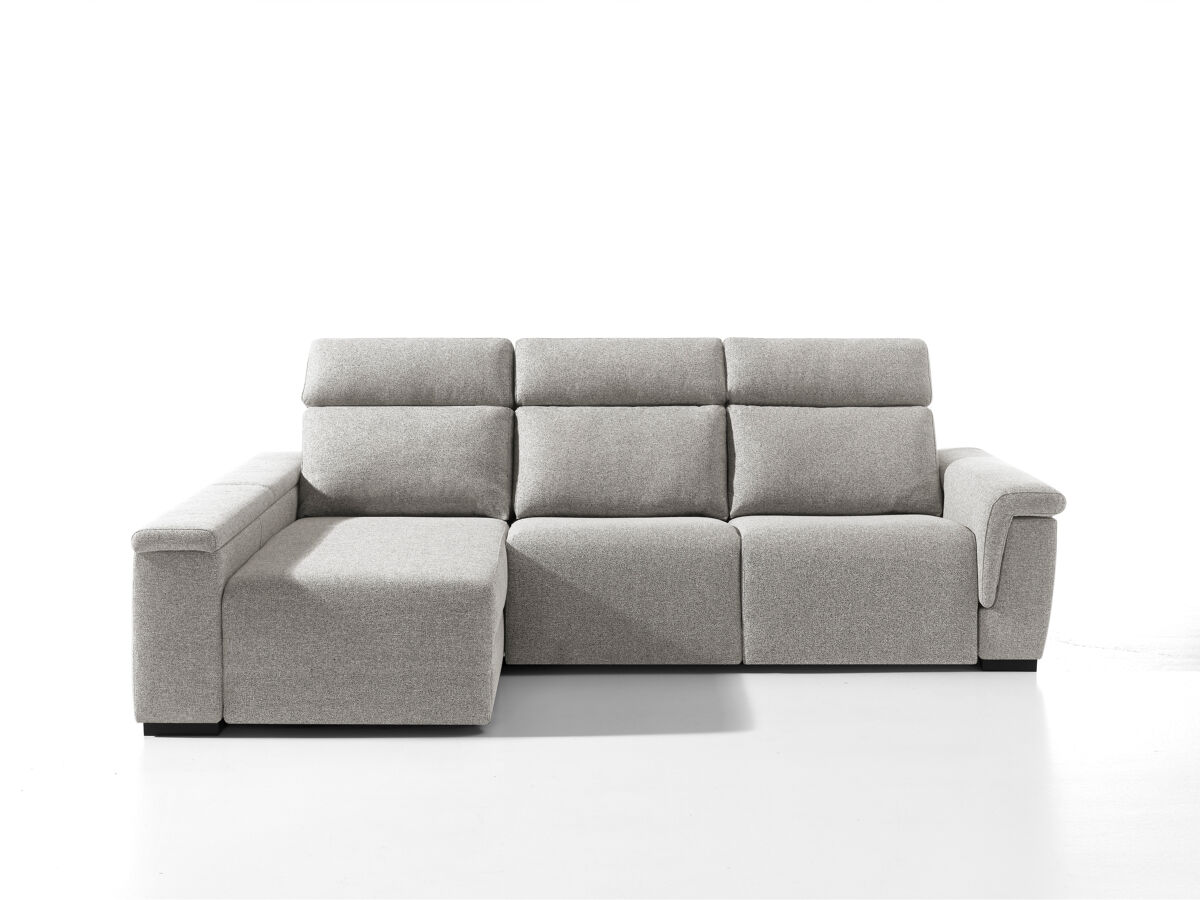 Chaise longue esquerda adria relax elétrico cor branco