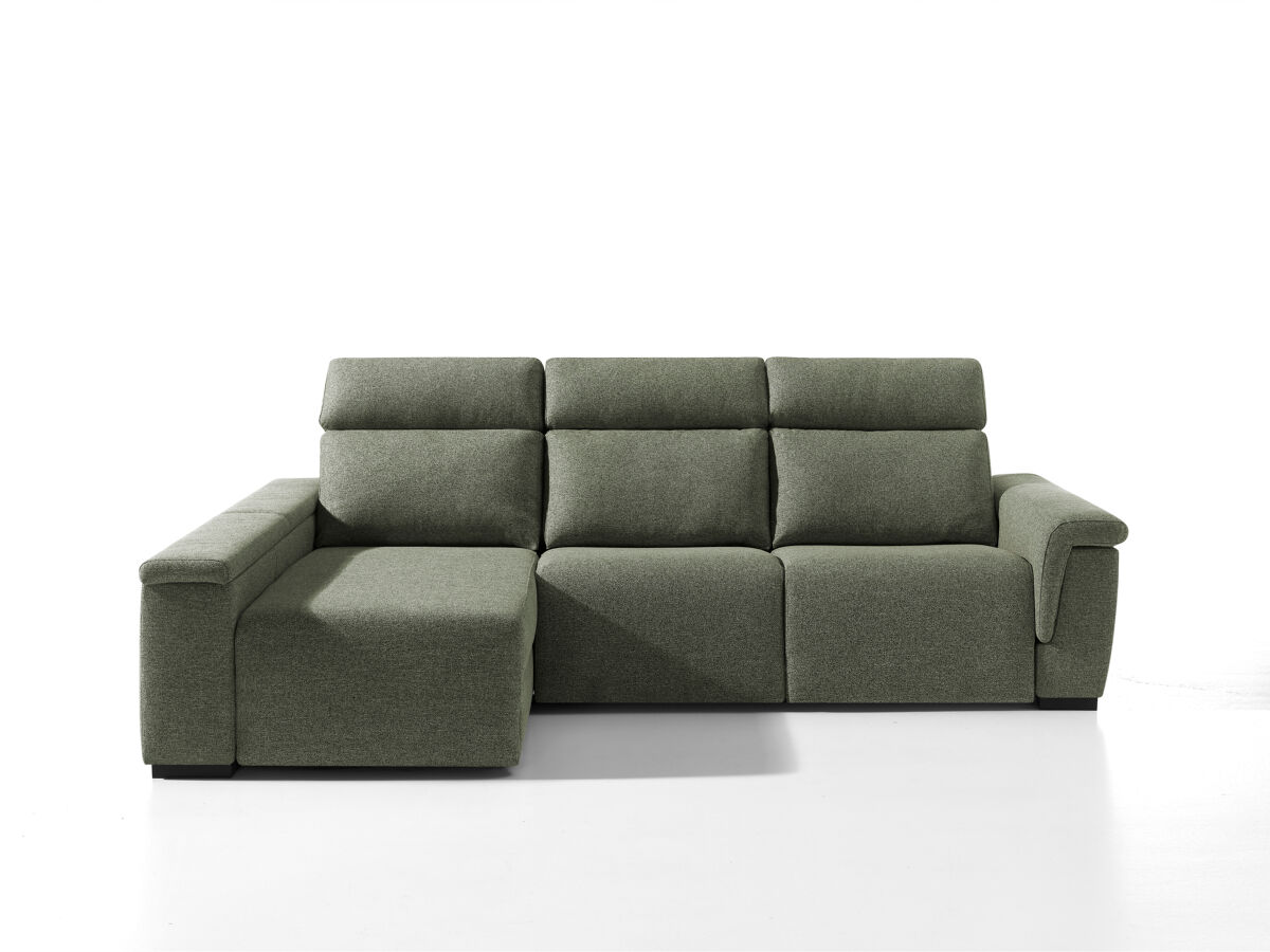 Chaise longue esquerda adria relax électrique cor verde