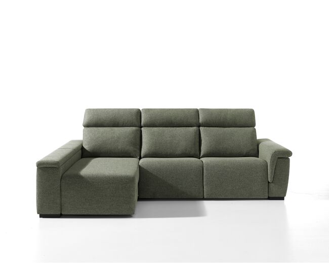 Chaise longue esquerda adria relax électrique cor verde