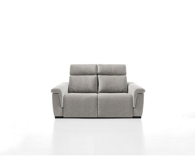 Sofá 3 lugares relax électrique adria ii cor gris claro