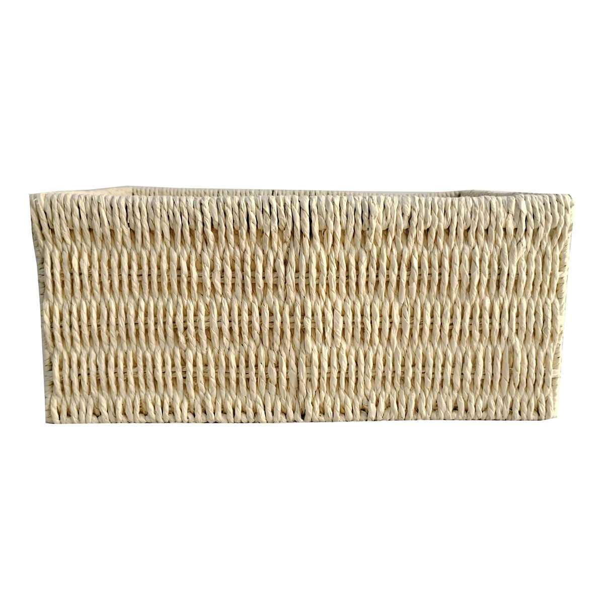 Cesto fibra vegetal hana l 18x40,5x29cm