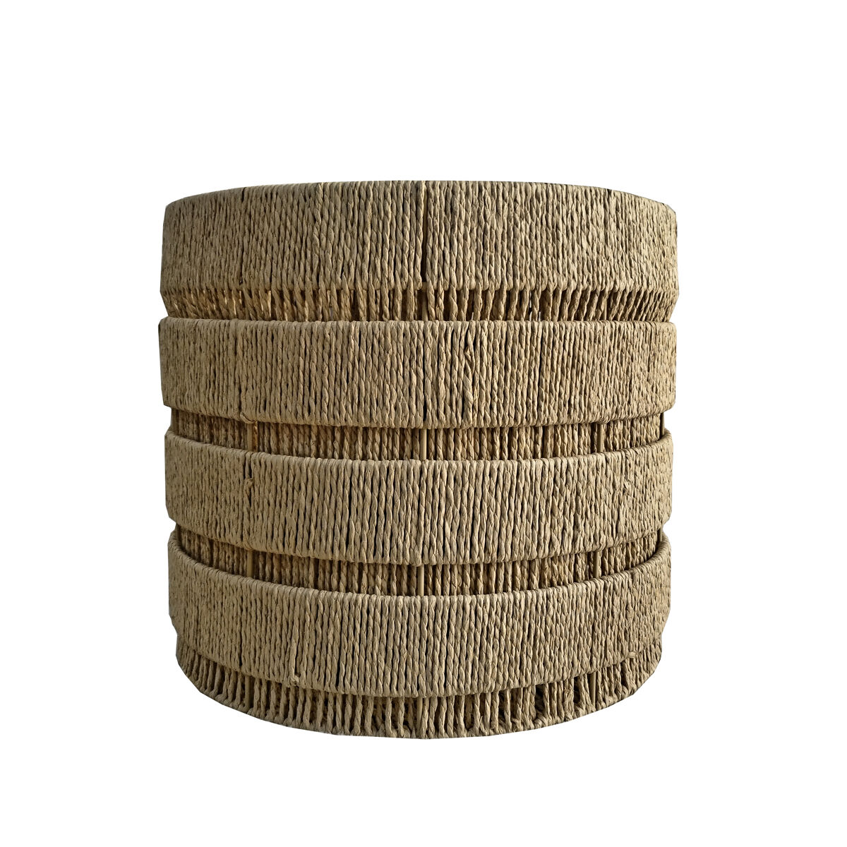 Cesto fibra vegetal kaia l 33x38x38cm