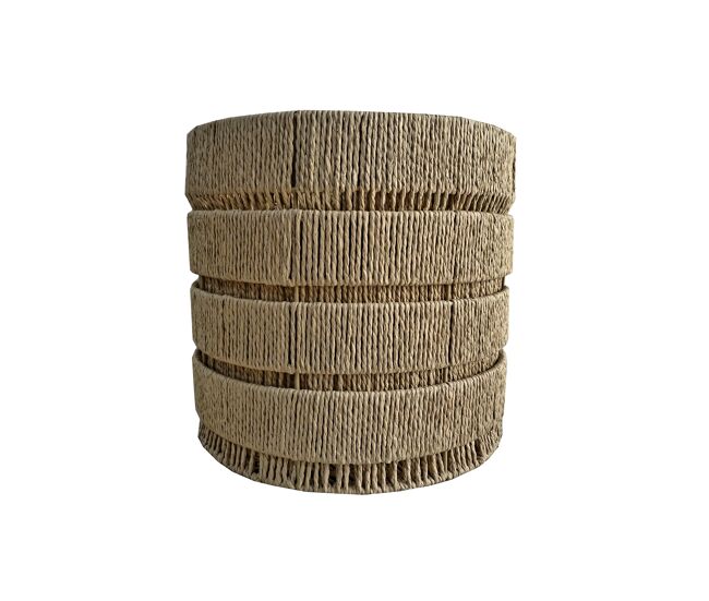 Cesto fibra vegetal kaia m 30x33x33cm