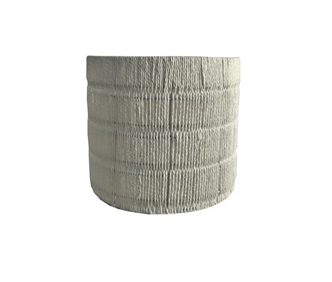 Cesto fibra vegetal roma l 33x38x38cm