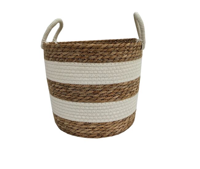Cesto fibra vegetal eider m 33x29x29cm