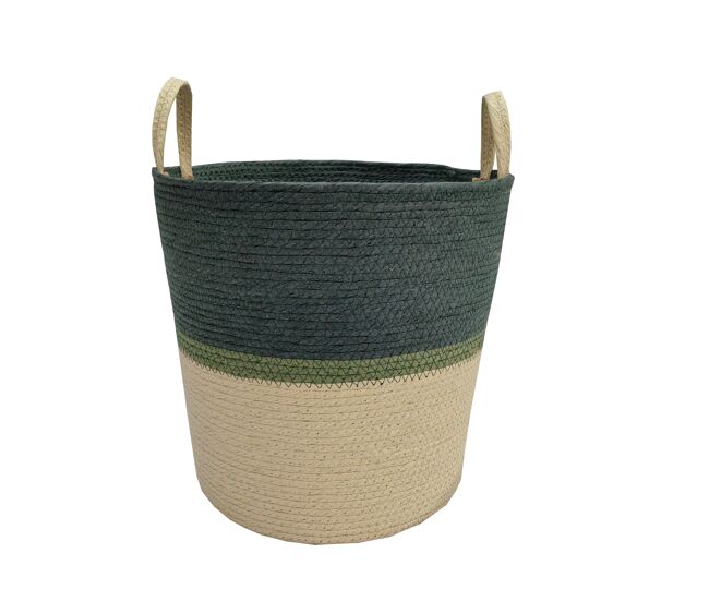 Cesto fibra vegetal grace 41x35x35cm