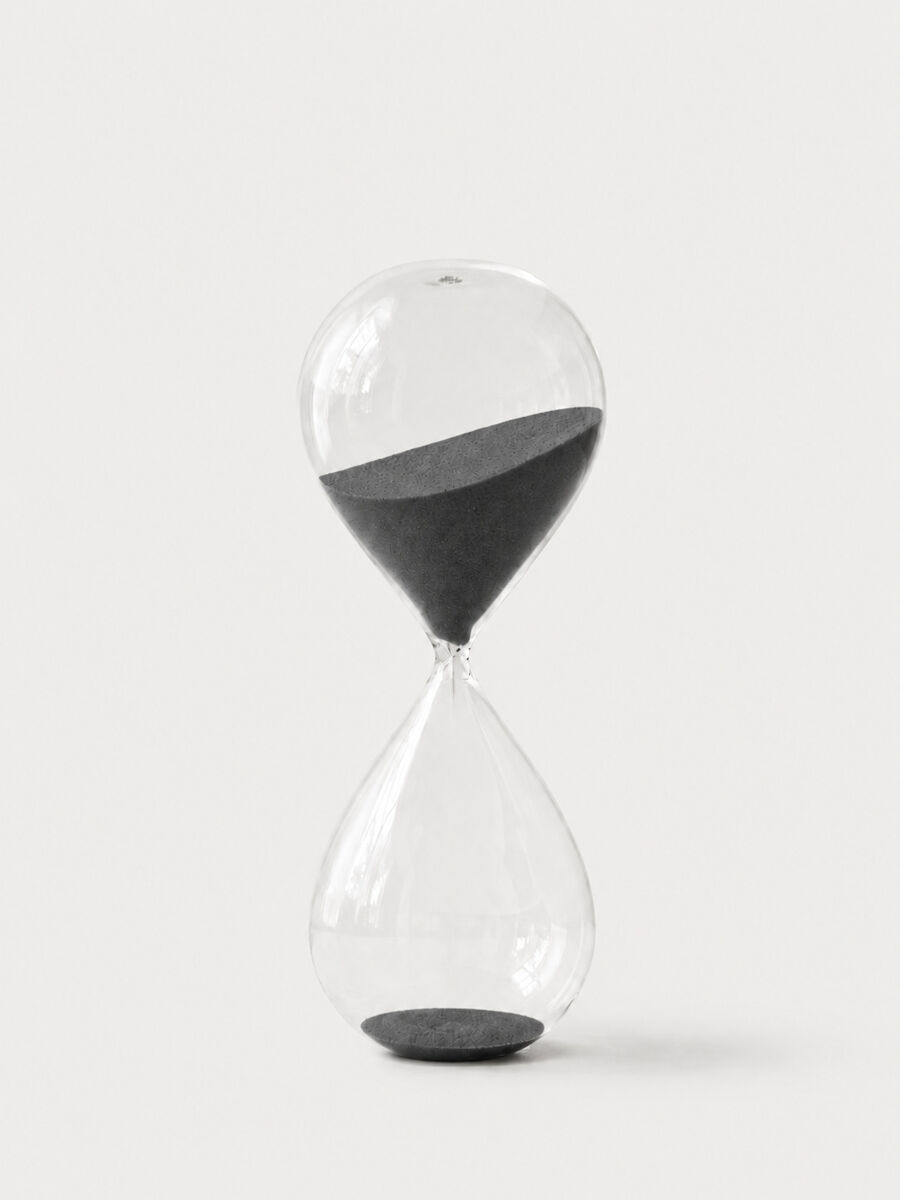 Ampulheta de 60 minutos 20cm cor antracite - conforama