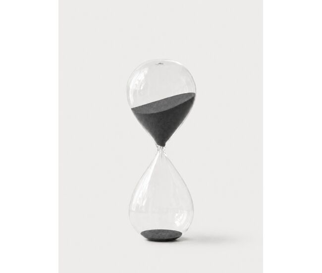Ampulheta de 60 minutos 20cm cor antracite - conforama