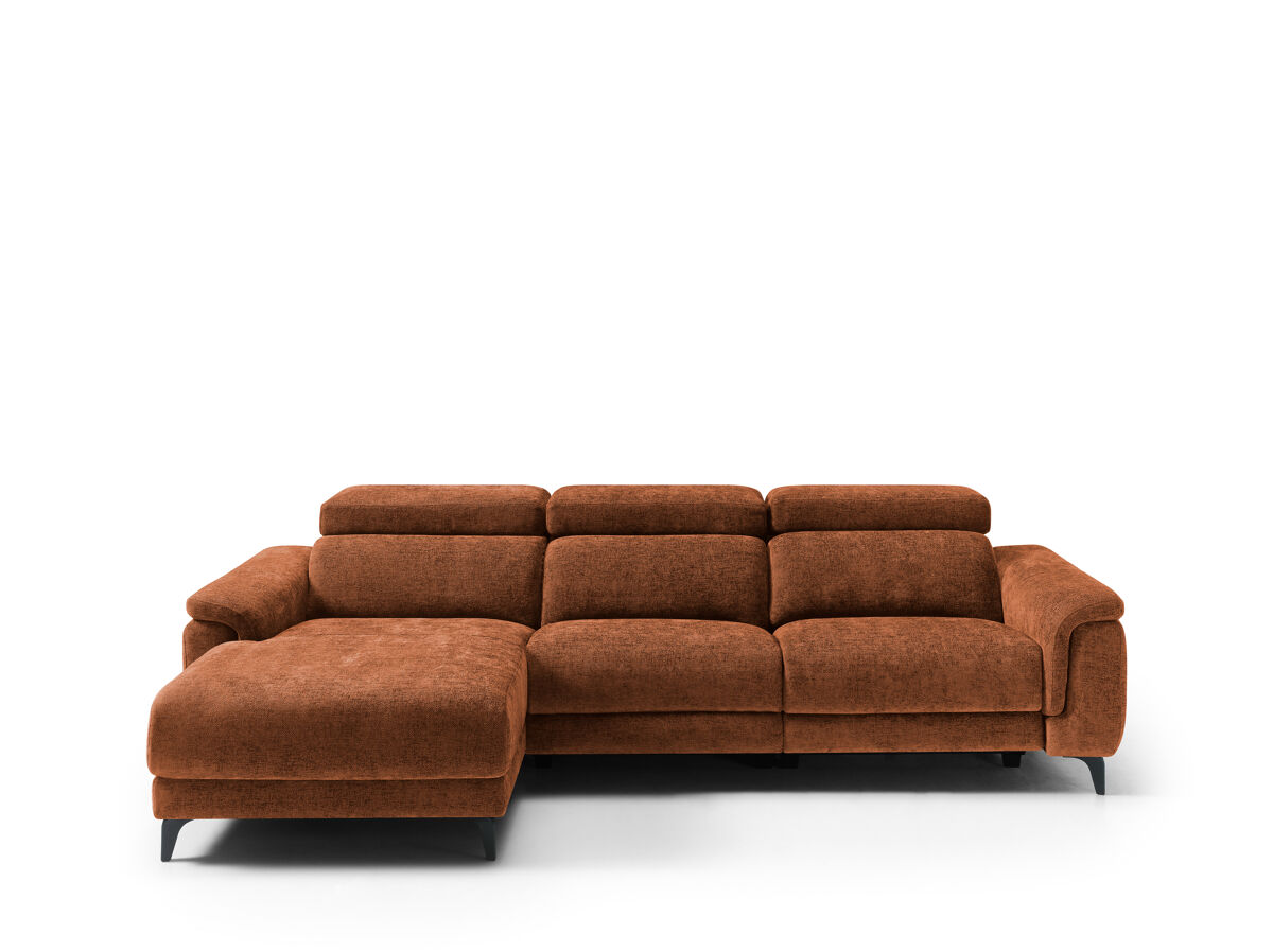 Chaise longue esquerda relax électrique eos cor terracota