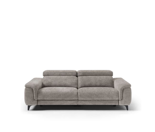 Sofá fixo eos xl 3 lugares cor gris claro