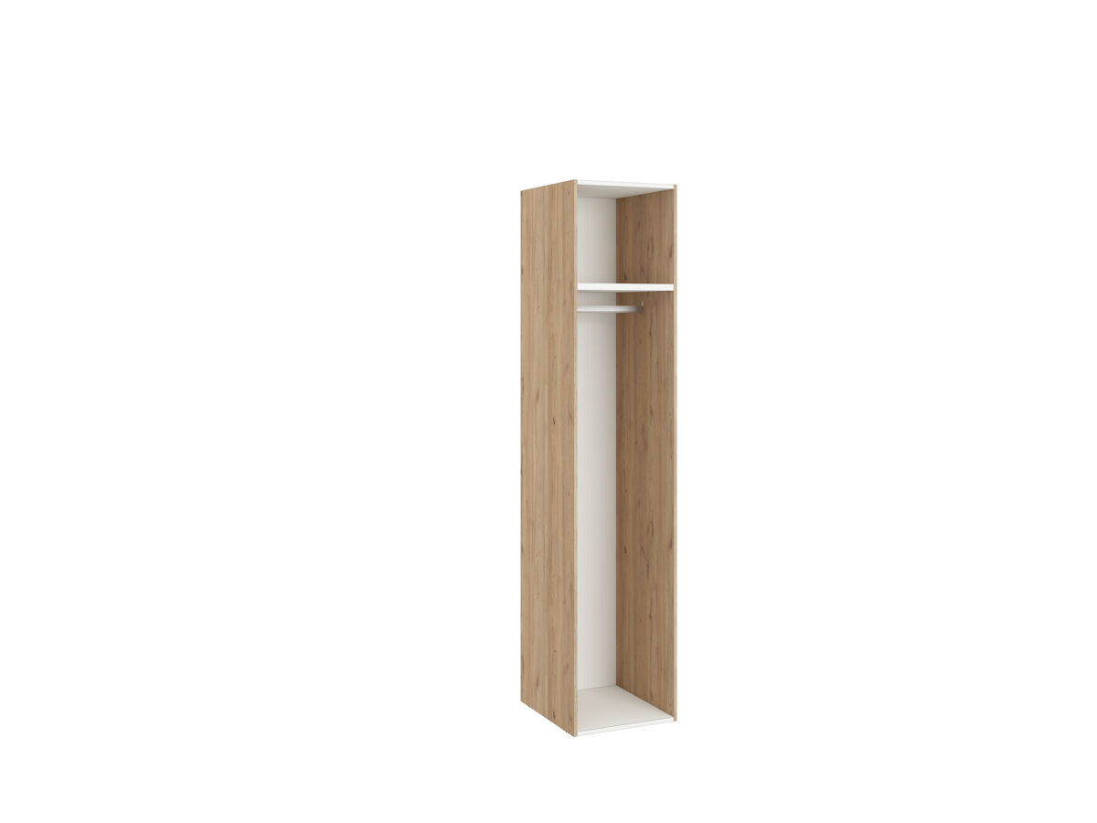 Roupeiro nature porta à esquerda 51cm cor natural
