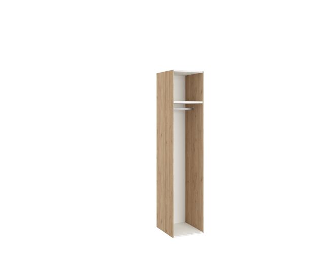 Roupeiro nature porta à esquerda 51cm cor natural