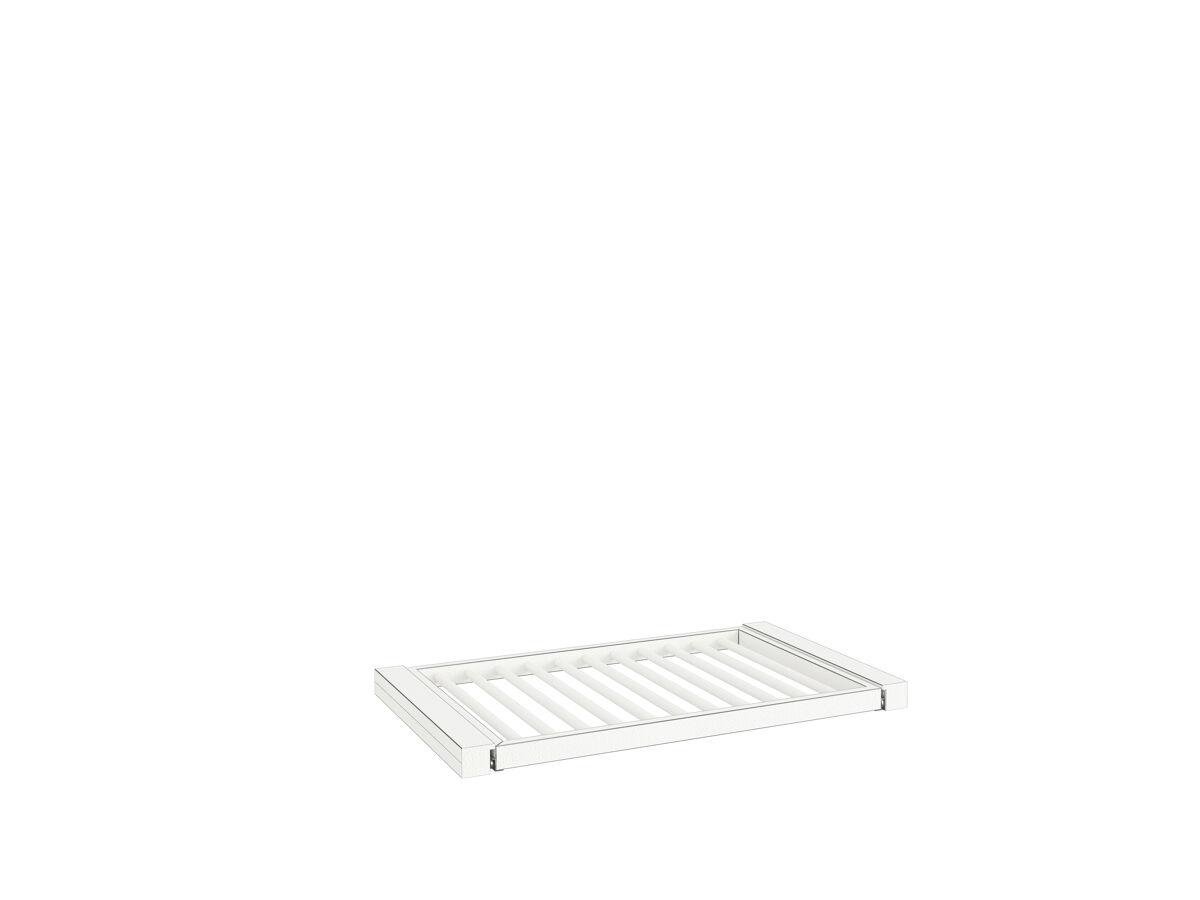 Cabide para calças nature retrátil 97cm efeito pele