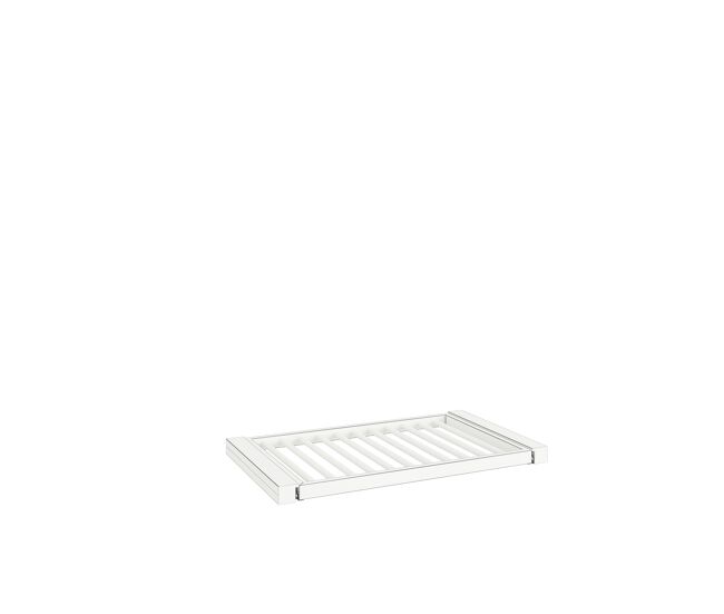 Cabide para calças nature retrátil 97cm efeito pele