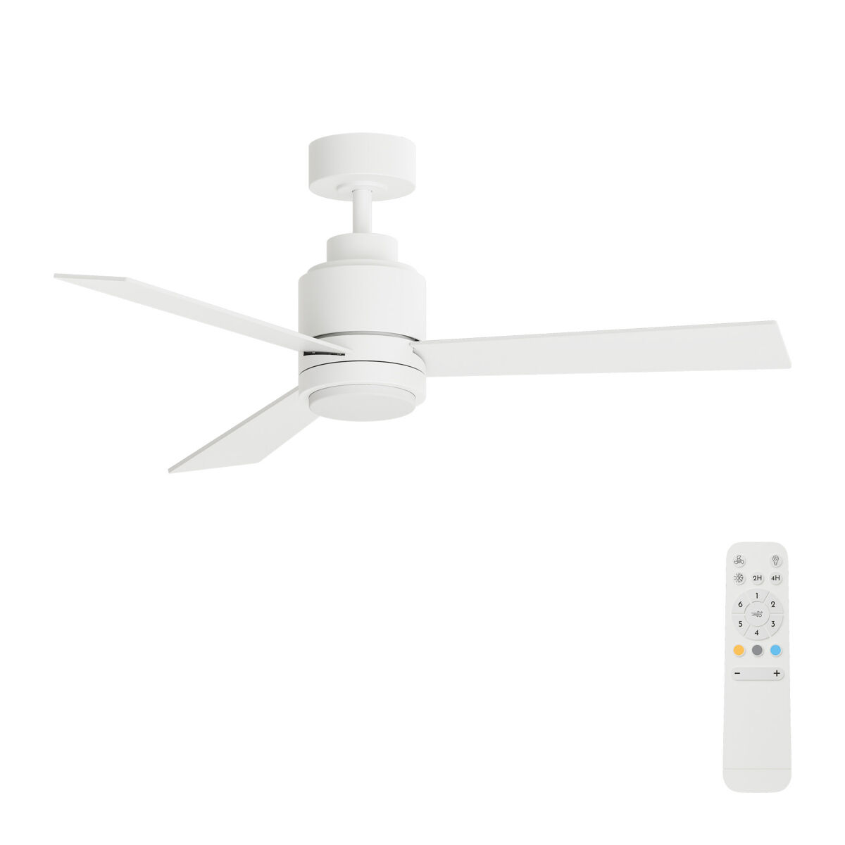 Ventoinha de teto AROA LED 3 pás 26,6W 122cm de diâmetro