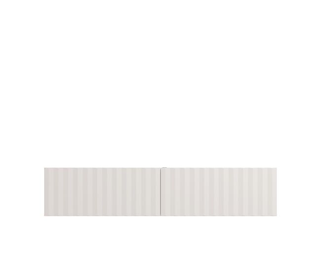 Móvel de tv antibes 154cm 2 portas branco