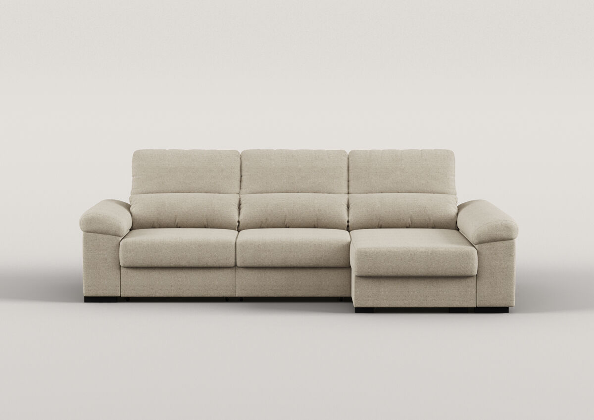 Chaise longue reversível ROBERT com cama