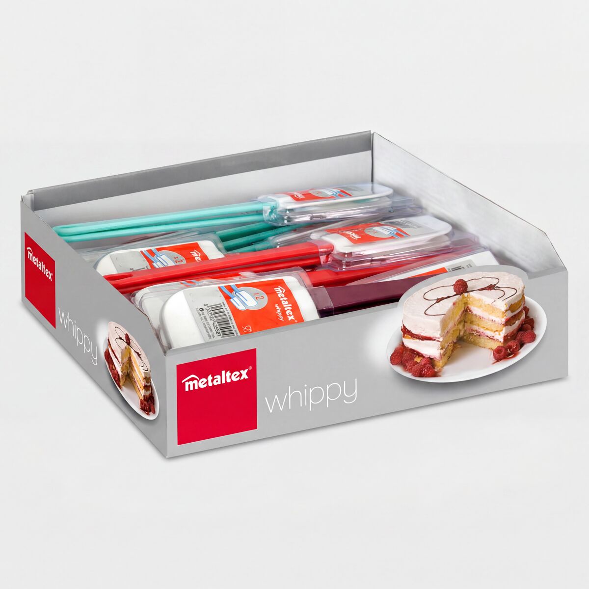 Conjunto de 2 espátulas DULCEFORNO WHIPPY borracha cores sortidas
