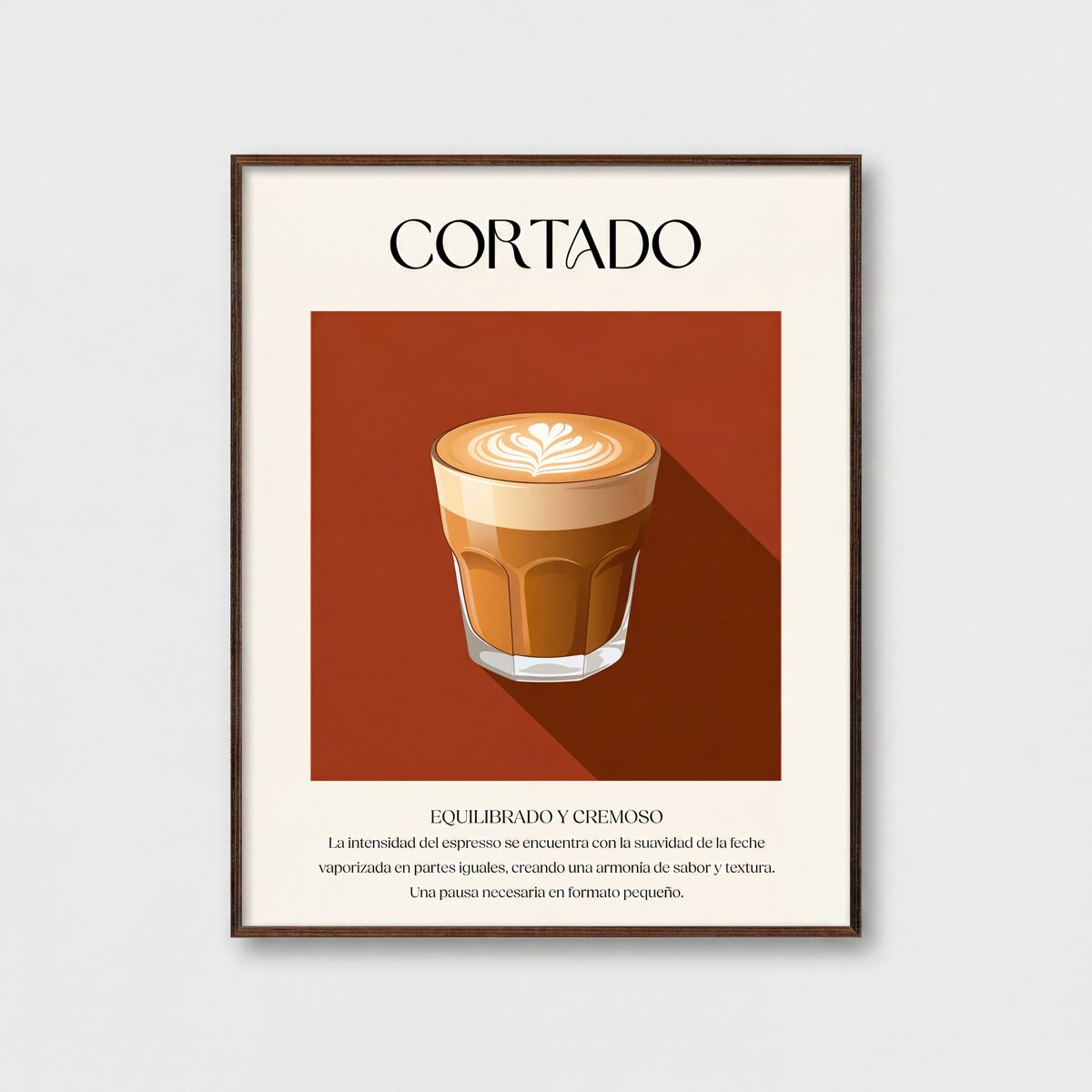 Quadro deco art CORTADO 40x50cm com moldura
