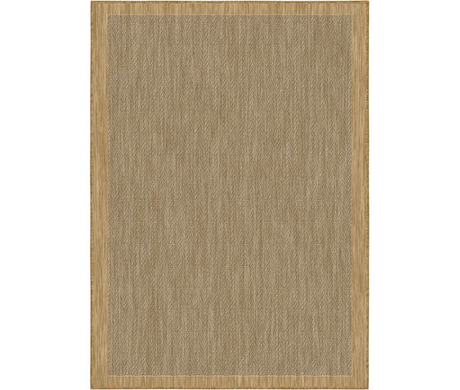 Tapete brussels para interior e exterior 200x290cm cor areia