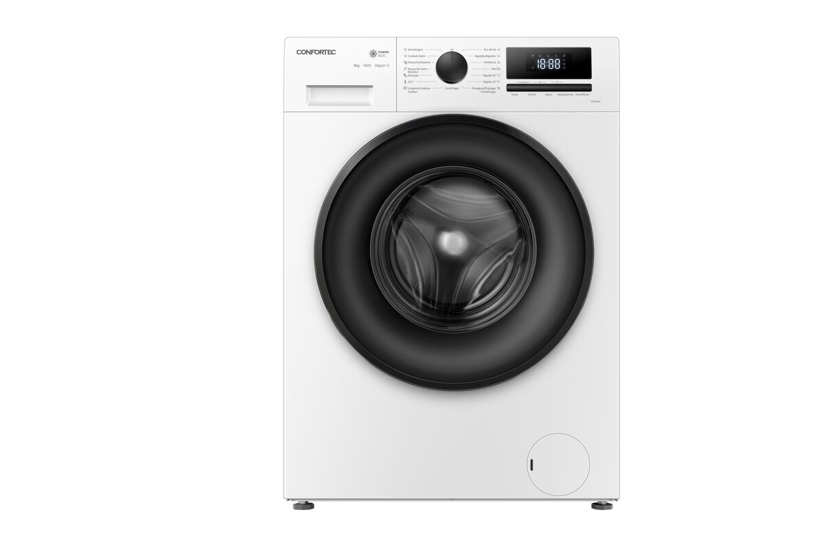 Máquina lavar roupa CONFORTEC CF8314IA 8kg 1400rpm