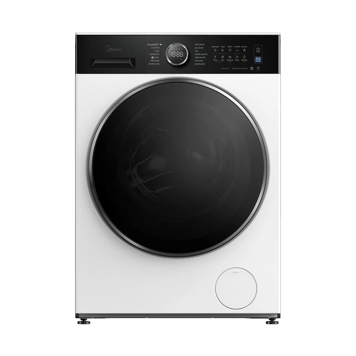 Máquina lavar roupa midea mf205w80ba30/w-es 8kg 1400rpm