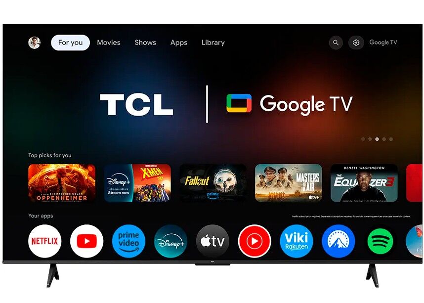 Tv 75 polegadas tcl 75t69c smart qled uhd