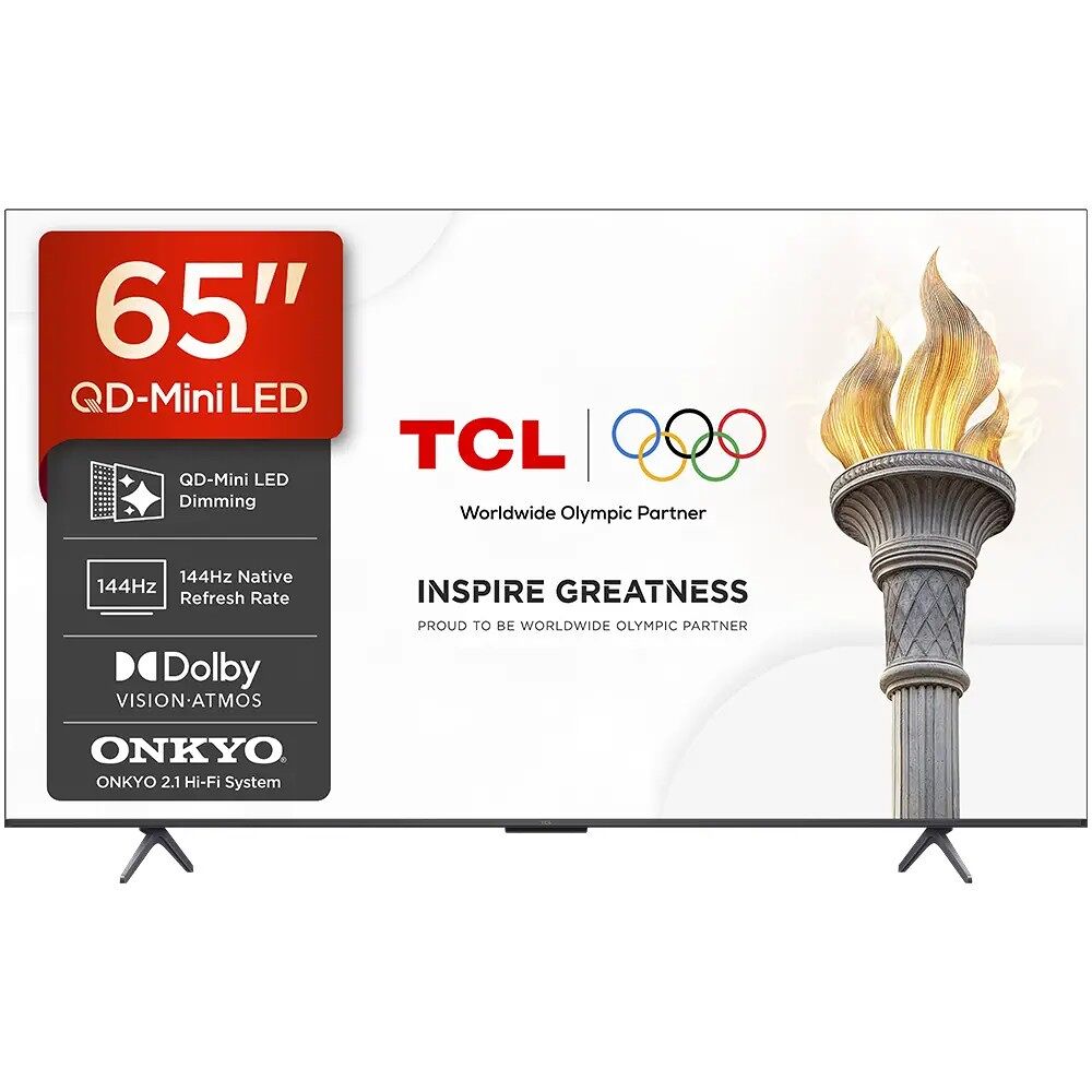 Tv 65 polegadas tcl 65p8l smart qd mini uhd