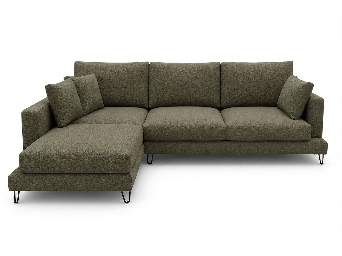 Chaise longue lenus esquerda cor verde