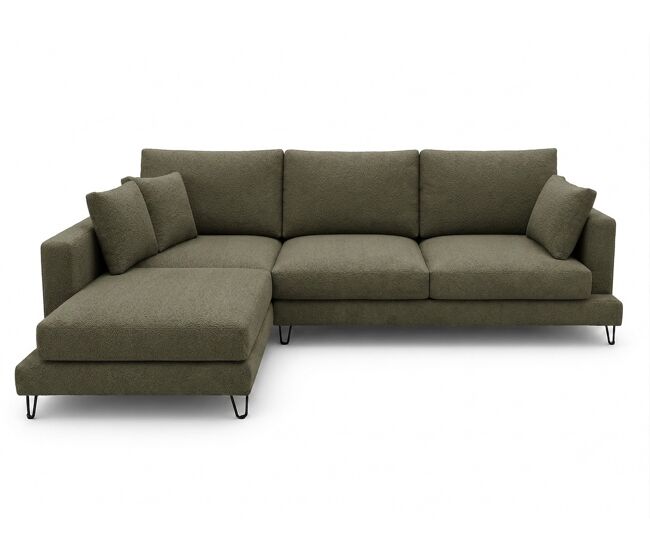 Chaise longue lenus esquerda cor verde