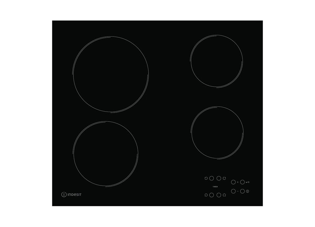 Placa de vitrocerâmica INDESIT RI 161 C 58cm 4 zonas