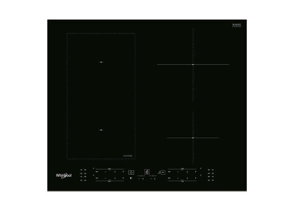 Placa de indução WHIRLPOOL WL B1160 BF 59cm 4 zonas