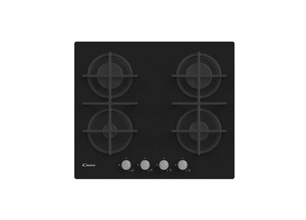 Placa a gás CANDY CVG 6B 59cm 4 zonas em vidro