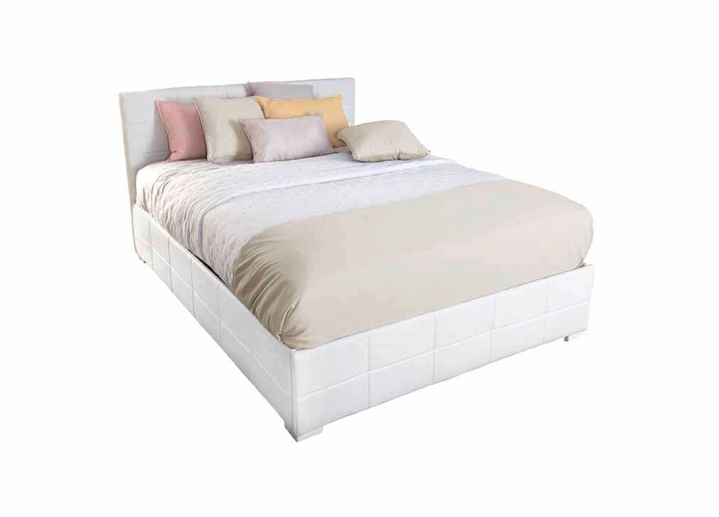 Cama CUORE 135 e 140x190cm cor branco