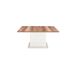 Mesa de jantar extensível VERONA Mesa de jantar extensível VERONA Branco/ Madeira