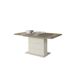 Mesa de jantar extensível VERONA Mesa de jantar extensível VERONA Branco/ Madeira