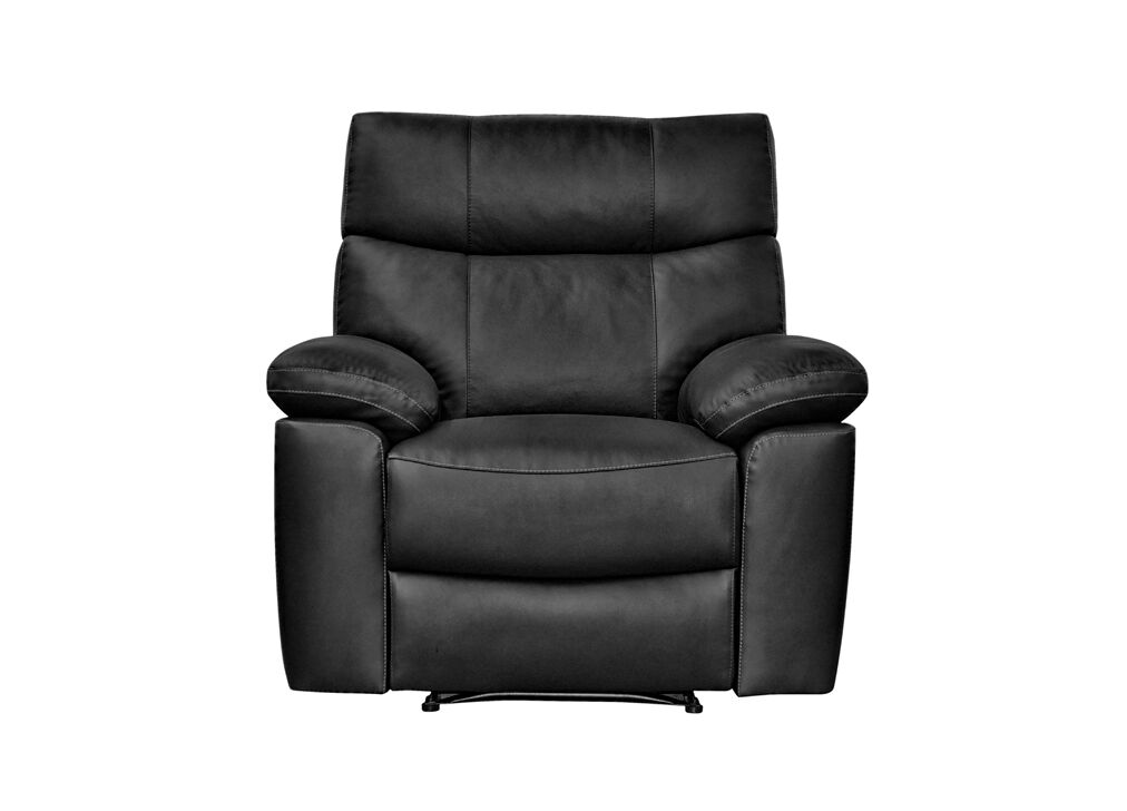 Cadeirão relax SHARONA em pele preta