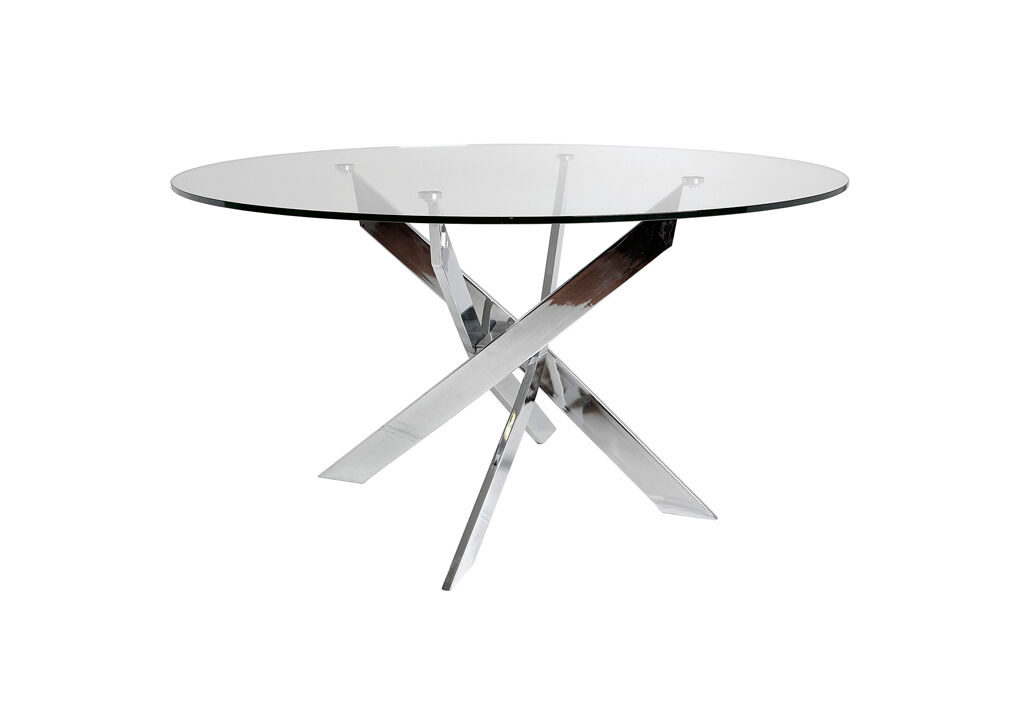 Mesa de jantar ASTRA cor cromada