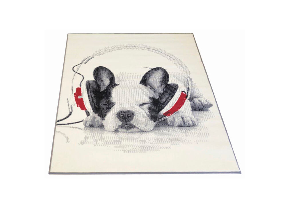 Tapete MUSIC DOG medidas 120x170cm