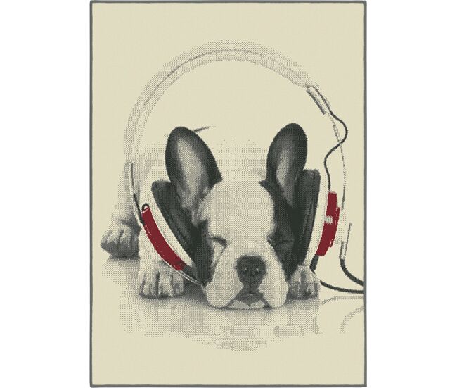 Tapete music dog medidas 120x170cm